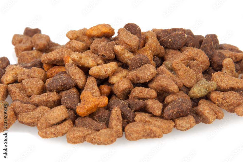food for cat or dog snack isolated on the white food for cat or dog snack isolated on the white
