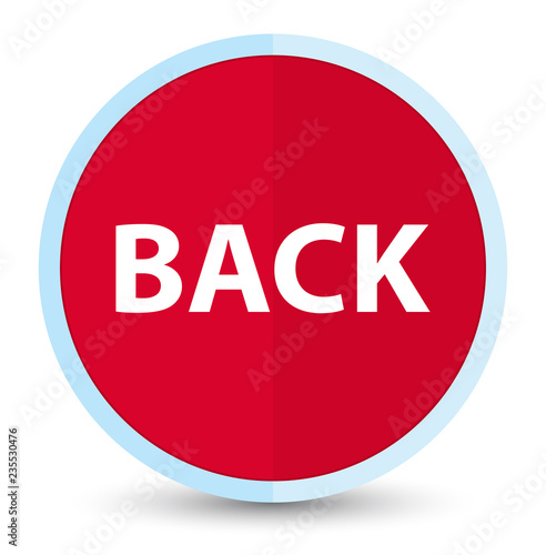 Back flat prime red round button