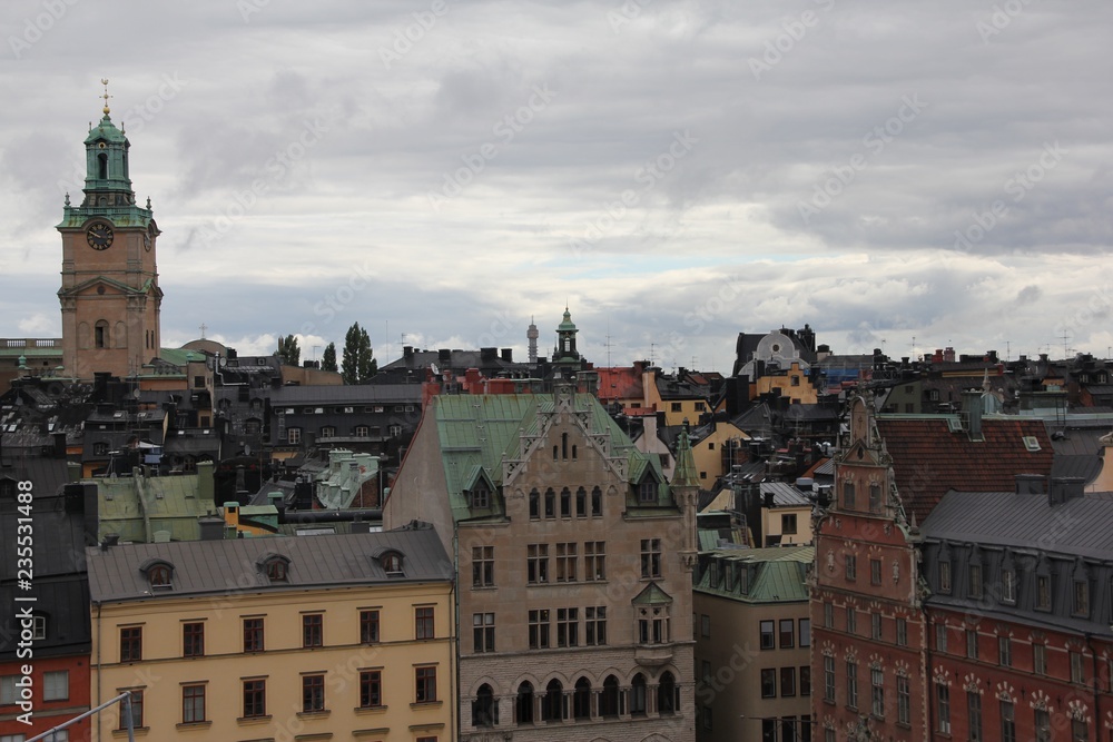 Naklejka premium view of the city Copenhagen