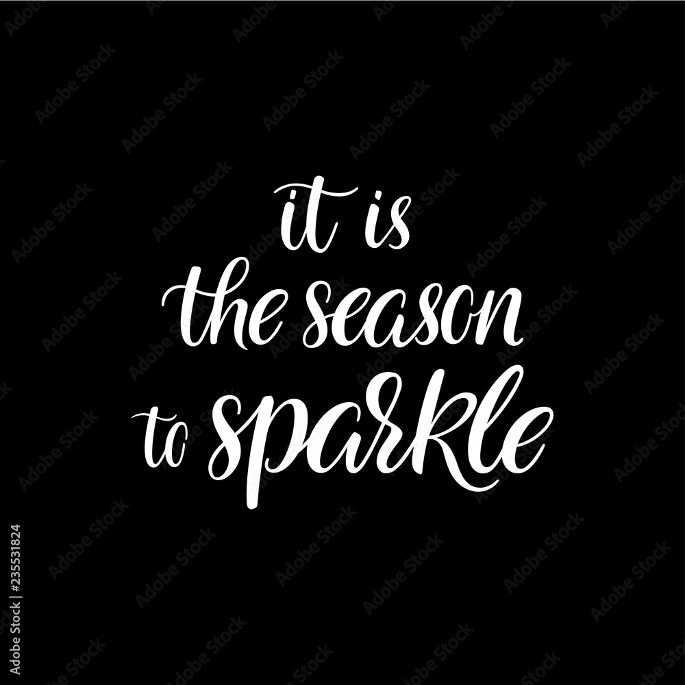 It is the season to sparkle