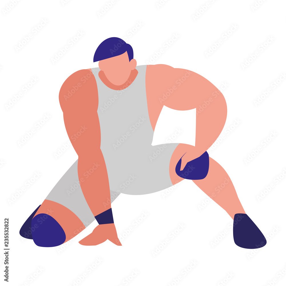 wrestler man icon