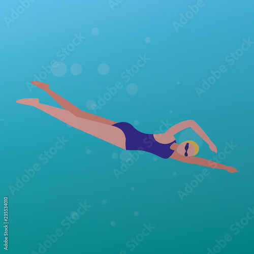 young swimmer design