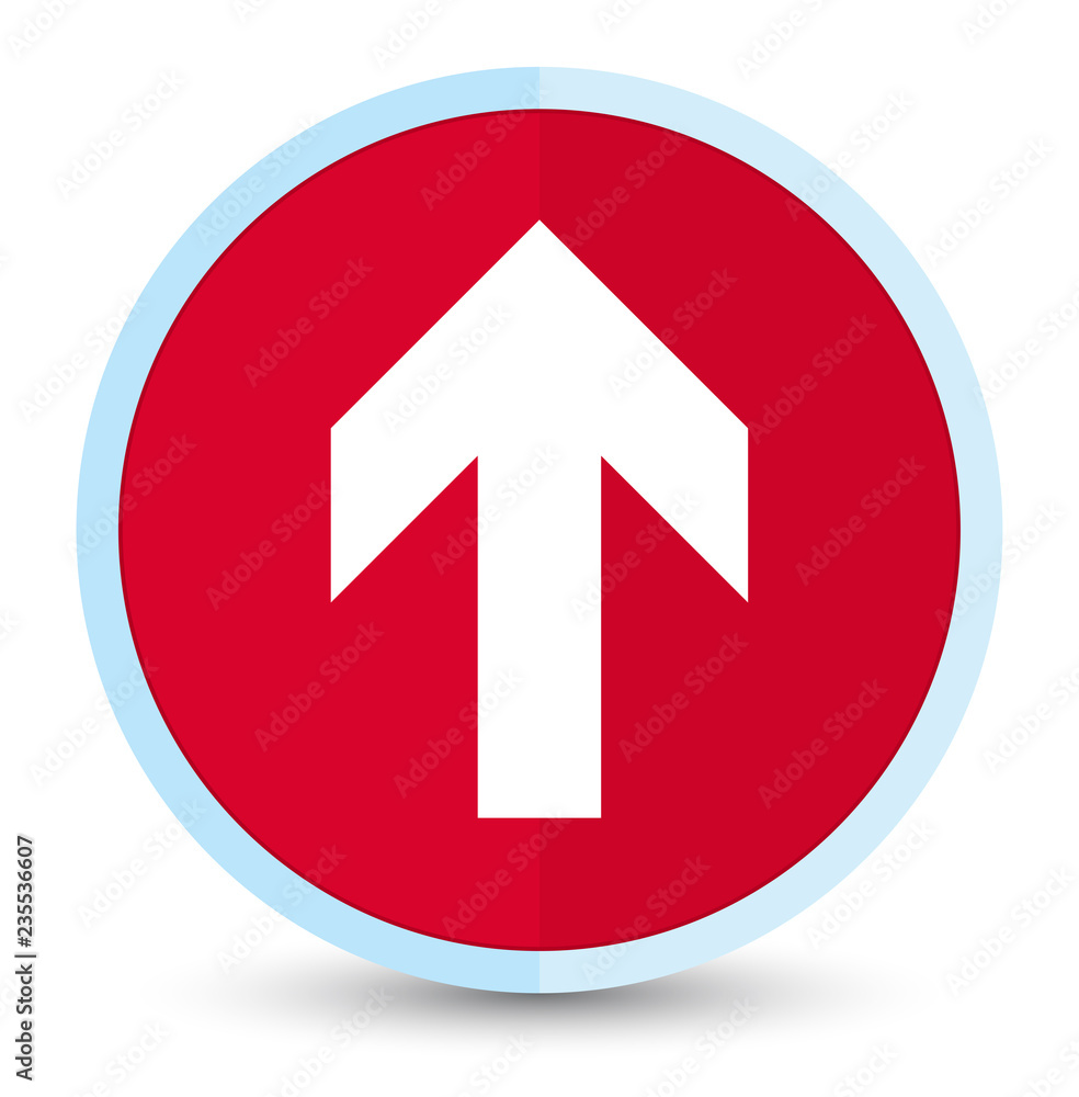 Upload arrow icon flat prime red round button Upload arrow icon flat prime red round button