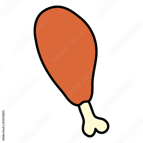 chicken thigh icon 