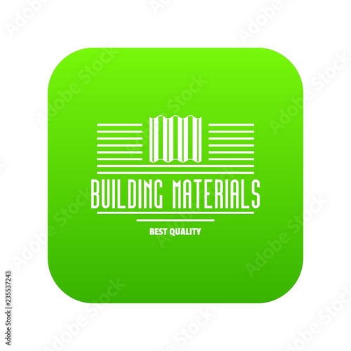 Best quality icon green vector isolated on white background