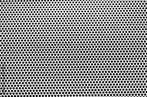 Aluminum grating texture background. metal plate with holes photo