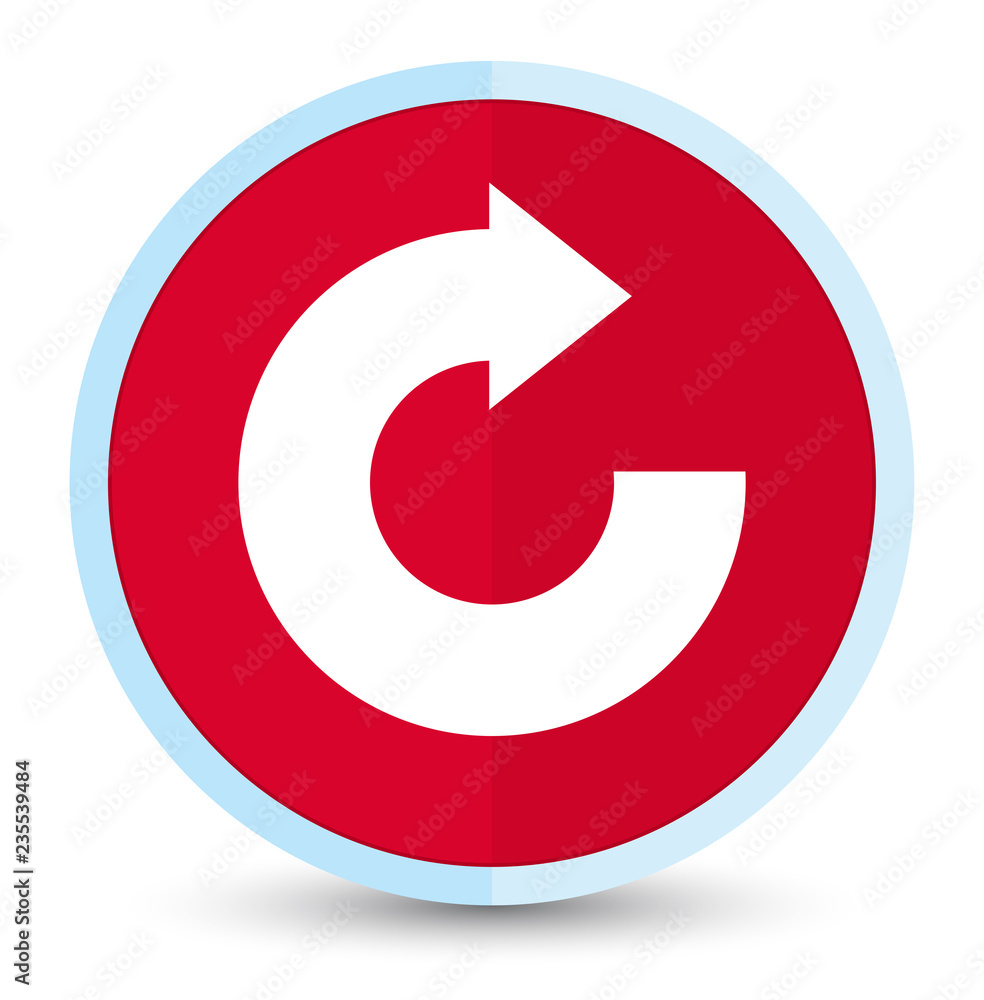 Reply arrow icon flat prime red round button Reply arrow icon flat prime red round button