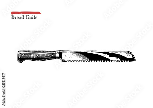 illustration of paring knife