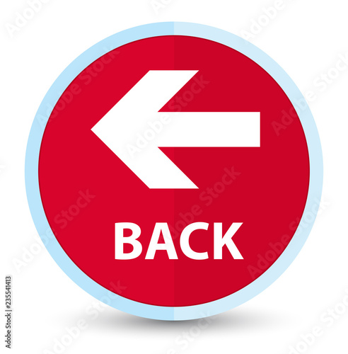 Back flat prime red round button