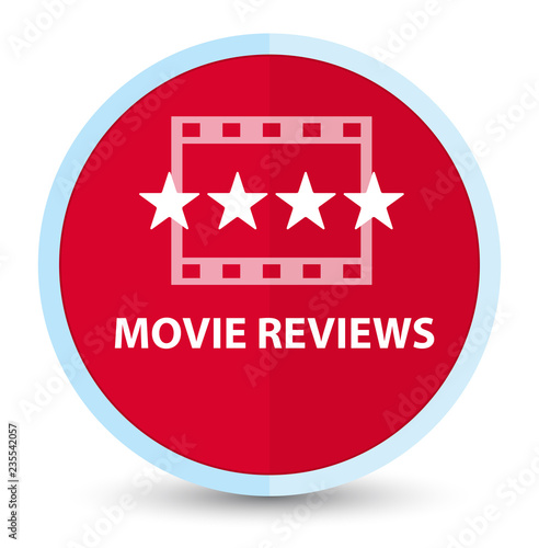Movie reviews flat prime red round button