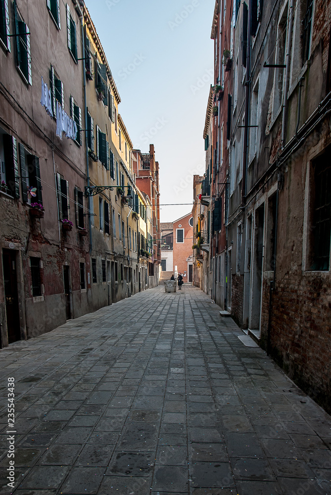 Italy. Streets and beautiful corners of the city of Venice