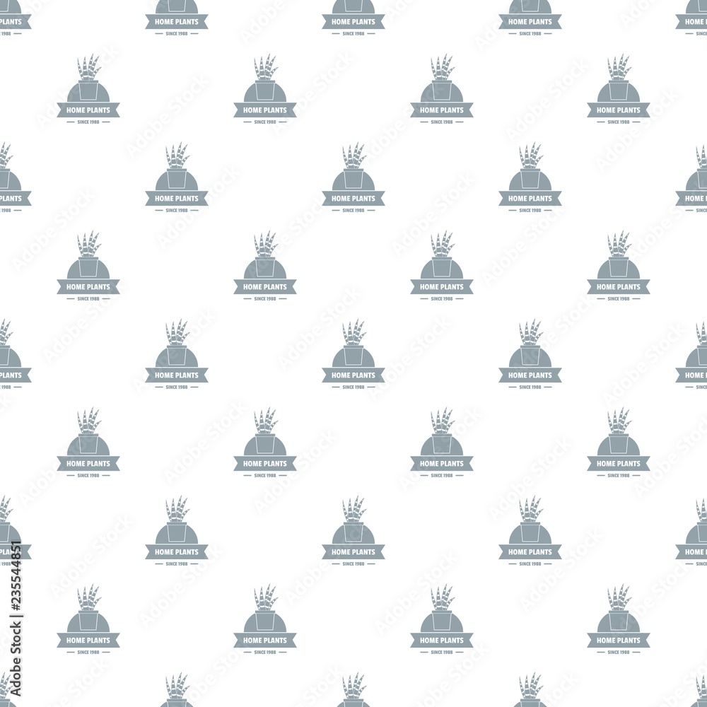 Exotic cactus pattern vector seamless repeat for any web design