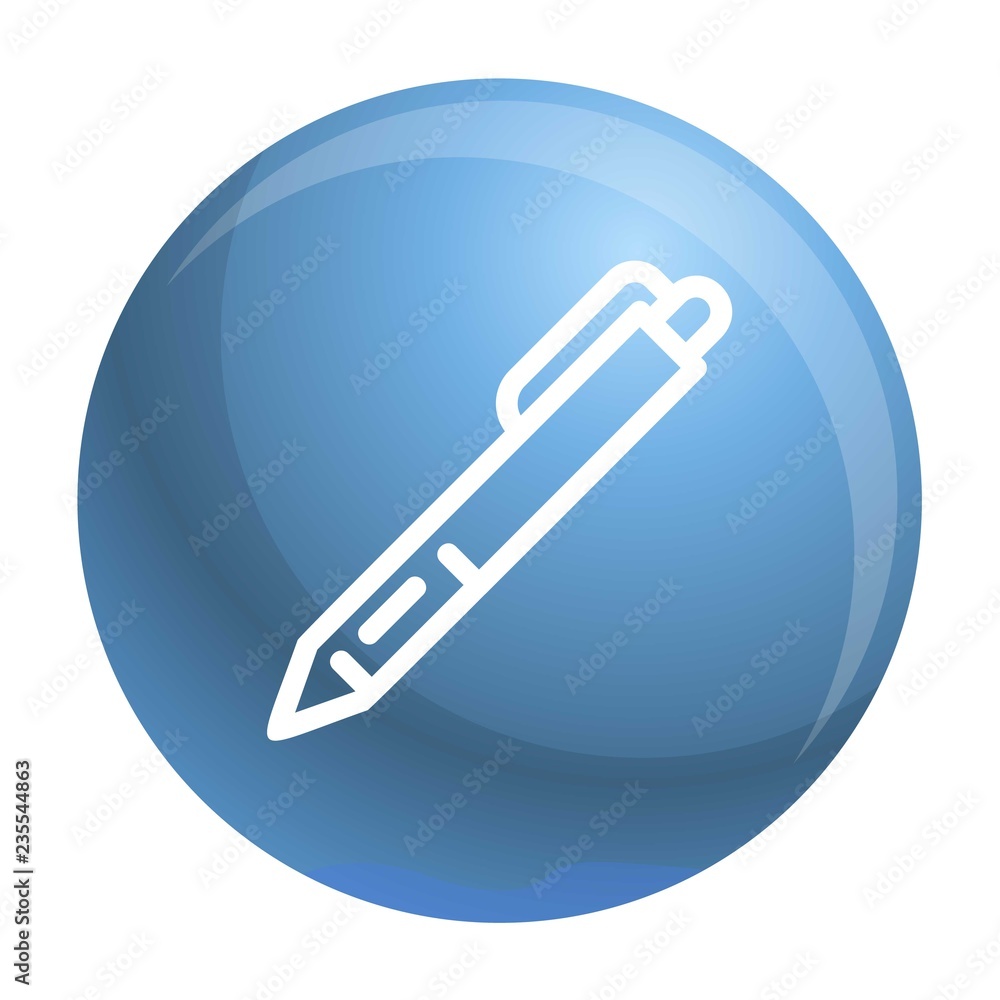 Pen icon. Outline pen vector icon for web design isolated on white background Pen icon. Outline pen vector icon for web design isolated on white background