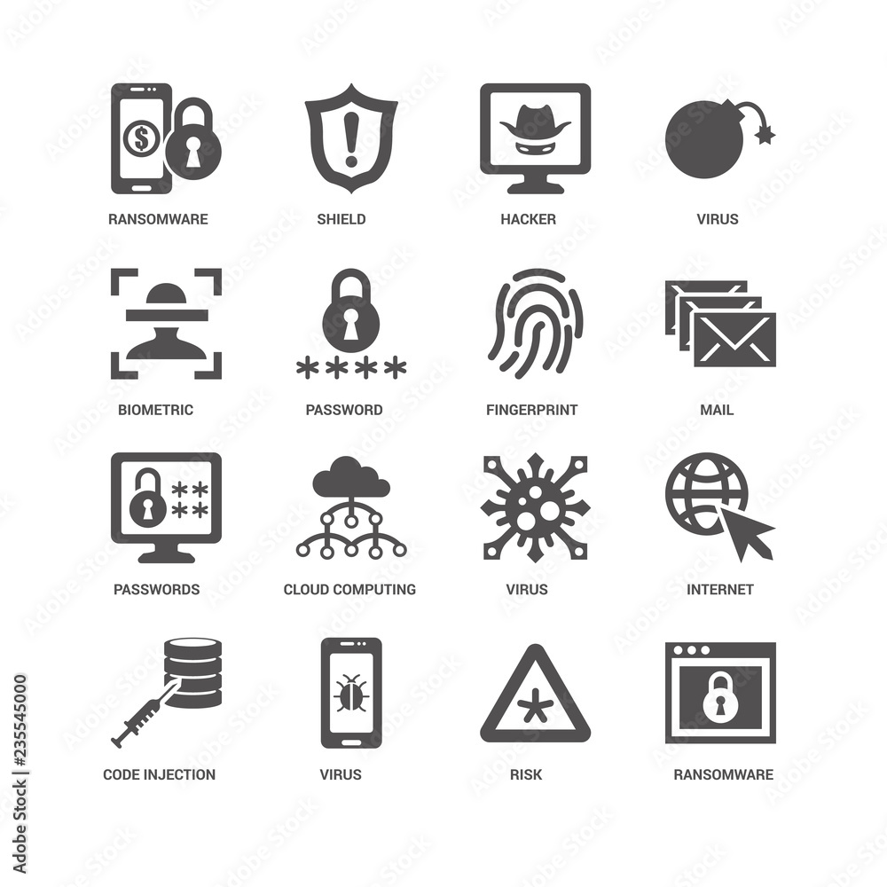 Ransomware, Password, Shield, Internet, Virus, Cloud computing, Ransomware, Password, Shield, Internet, Virus, Cloud computing,