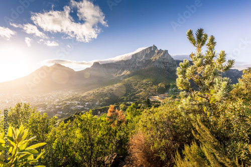 Downtown Kapstadt vom Tafelberg aus gesehen