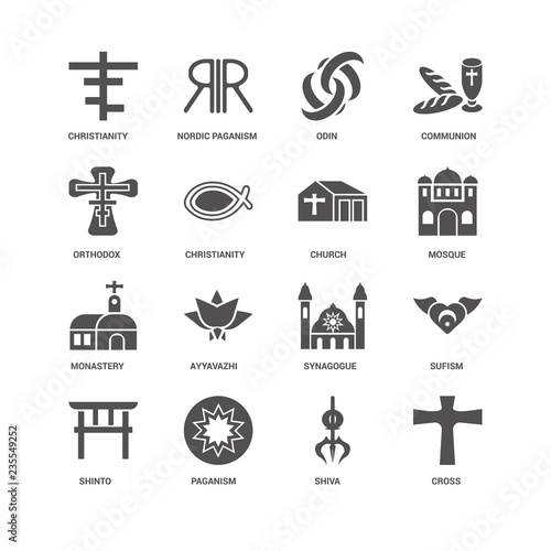 Cross, Mosque, Church, Shinto, Sufism, Christianity, Orthodox, M