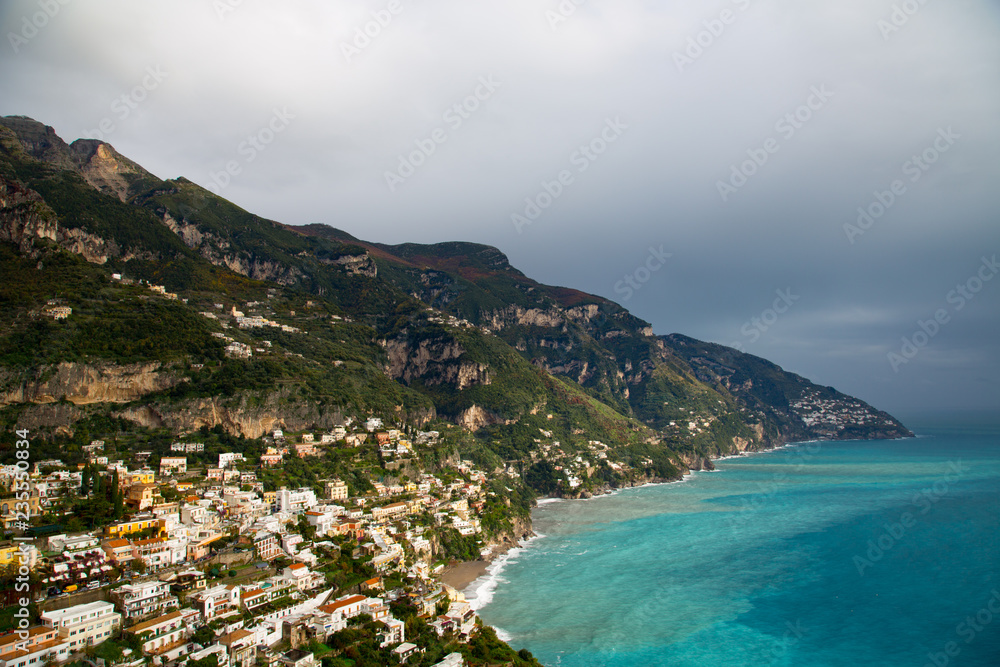 Cliffside village of Positano off the Amalfi Coast, Italy