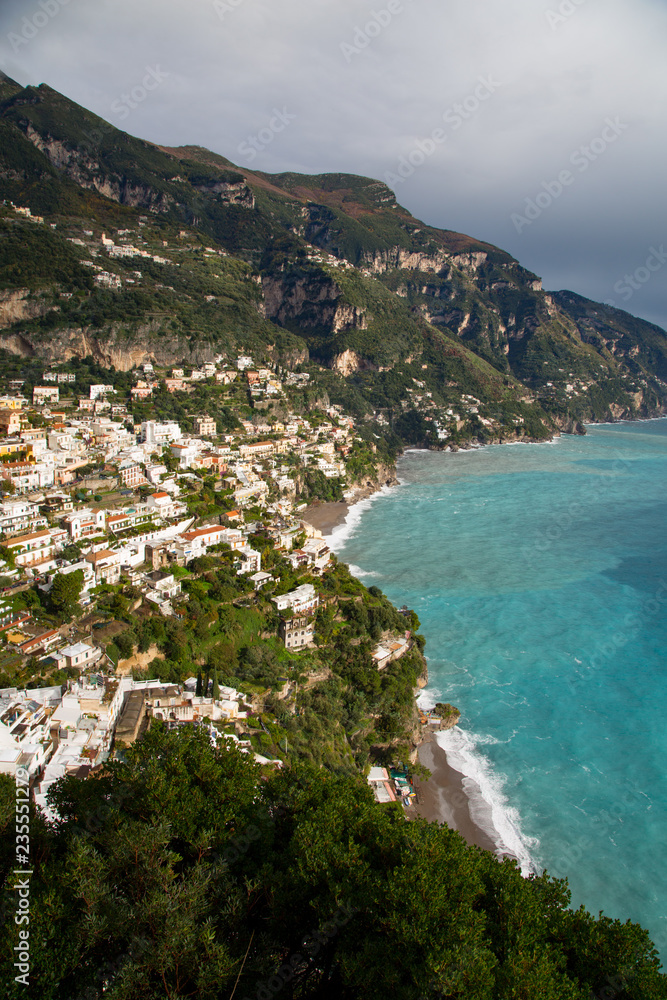Cliffside village of Positano off the Amalfi Coast, Italy