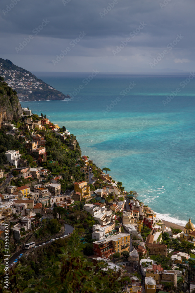 Cliffside village of Positano on Italy's Amalfi Coastline