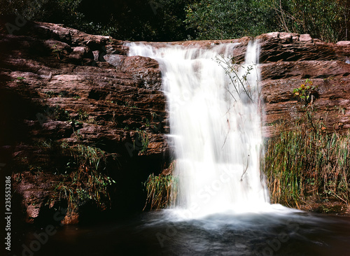 Tonto Creek waterfall in white mountains Arizona