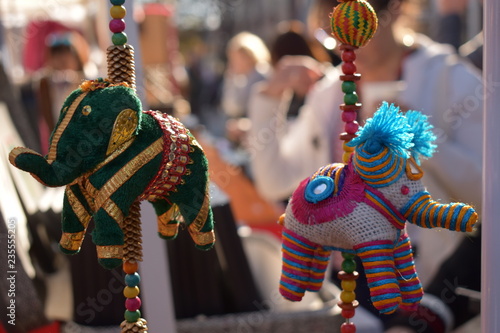 Photography toy elephant
