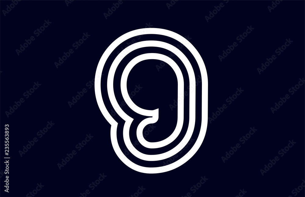 black and white number 9 logo company icon design black and white number 9 logo company icon design