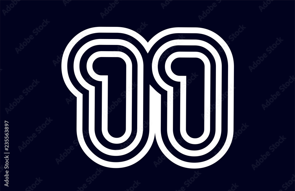 black and white number 11 logo company icon design black and white number 11 logo company icon design