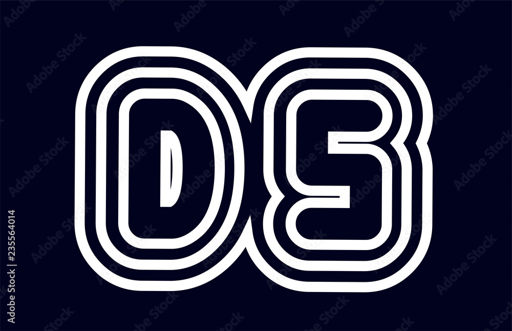black and white alphabet letter combination ds d s logo company icon design black and white alphabet letter combination ds d s logo company icon design