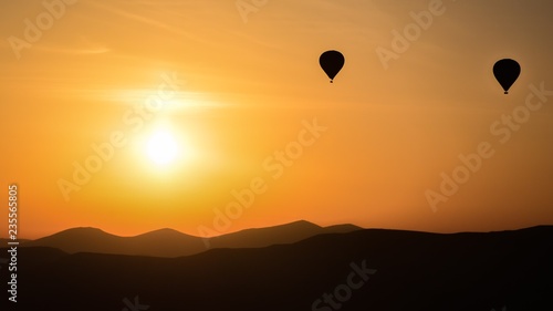 Balloons at sunsire