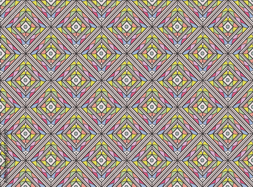 mosaic pattern colorful © vectorkzn