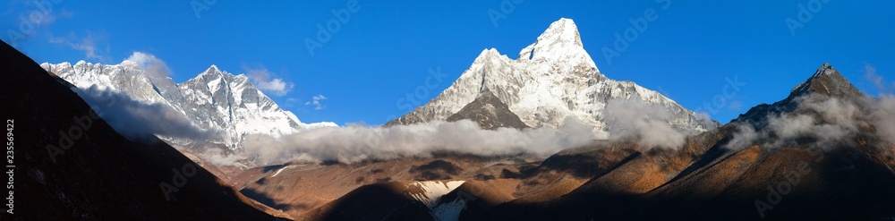 mount Everest Lhotse Ama Dablam Nepal Himalayas mountains
