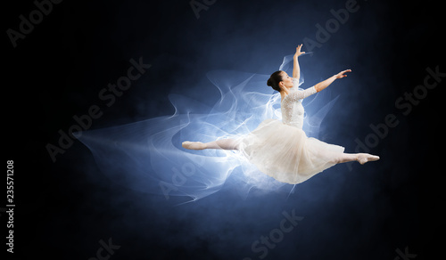 Ballet dancer in jump