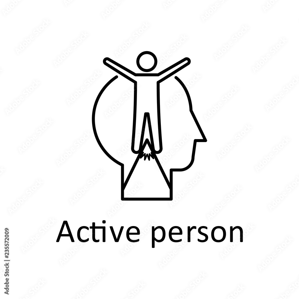 Human, mountain, person in mind icon. Element of human mind with name icon. Thin line icon for website design and development, app development. Premium icon Human, mountain, person in mind icon. Element of human mind with name icon. Thin line icon for website design and development, app development. Premium icon