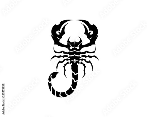 Fototapeta Naklejka Na Ścianę i Meble -  Scorpion Logo Template Vetor illustration