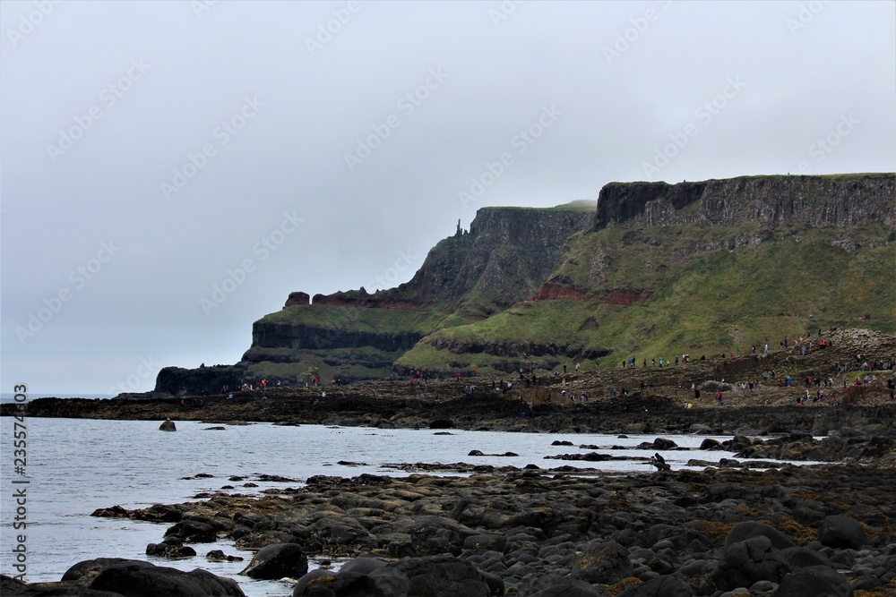 The Giants Causeway In Northern Ireland Is Home To Hardened Lava, Basalt Colomns, And Irish Mythology
