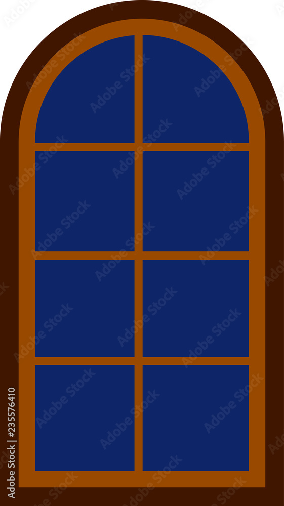 Simple night window Simple night window