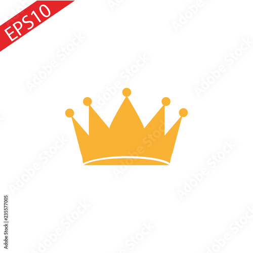 Crown icon ON WHITE BACKGROUND.