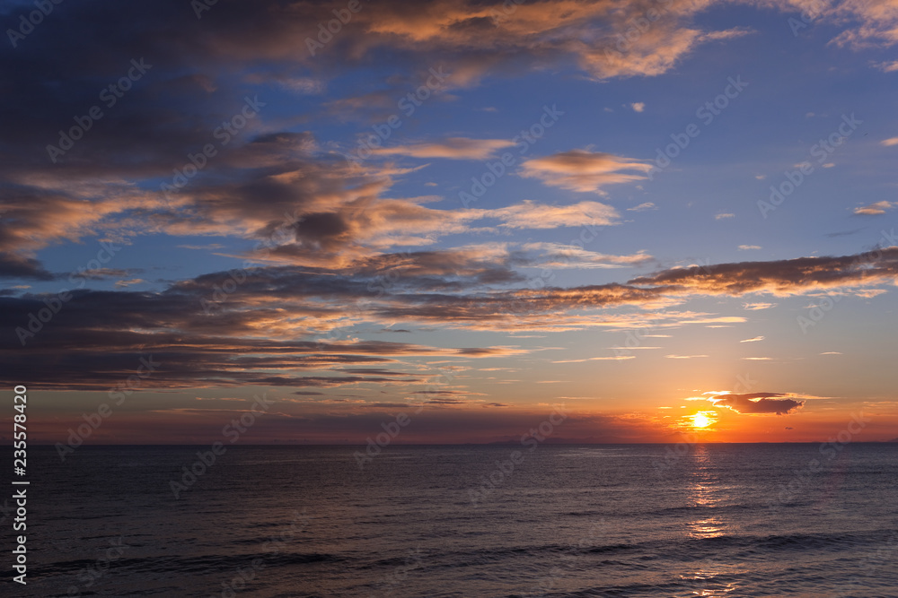 Fototapeta premium 鹿児島江口浜の夕景