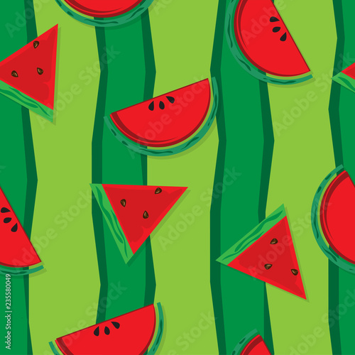 fruit pattern background graphic watermelon