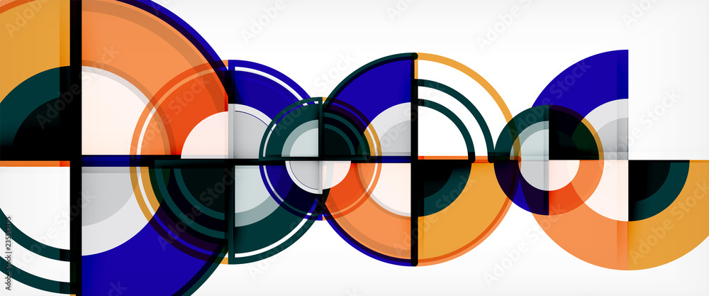 Obraz premium Modern geometric abstract background