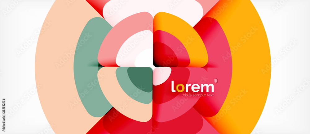 Circles and triangles geometric abstract background. Trendy abstract layout template for business or technology presentation or web brochure cover, wallpaper Circles and triangles geometric abstract background. Trendy abstract layout template for business or technology presentation or web brochure cover, wallpaper