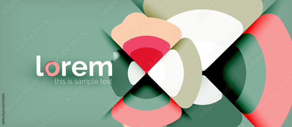 Circle abstract background