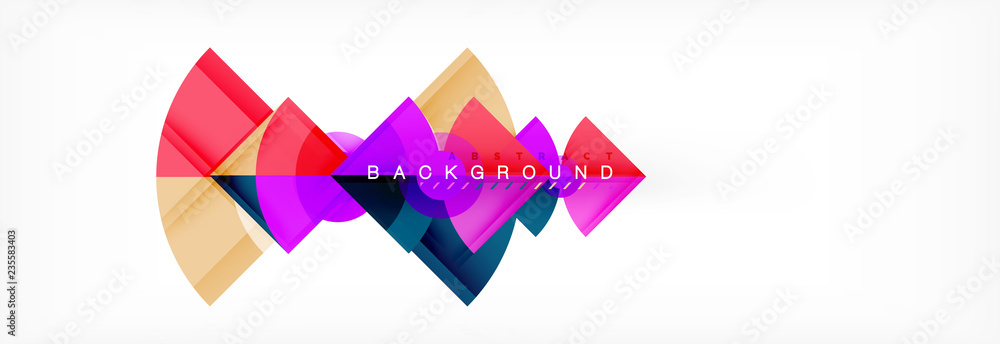 Modern geometric abstract background Modern geometric abstract background