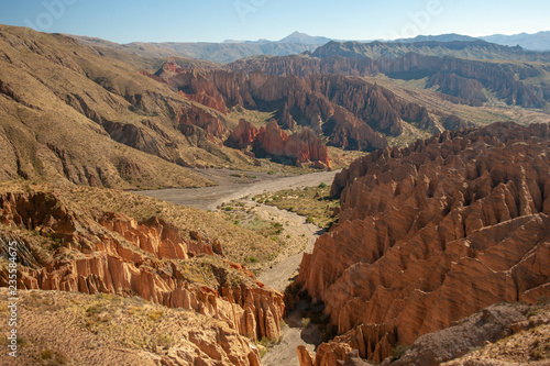 Rugged landscape near Palala, Tupiza, Bolivia, South America photo