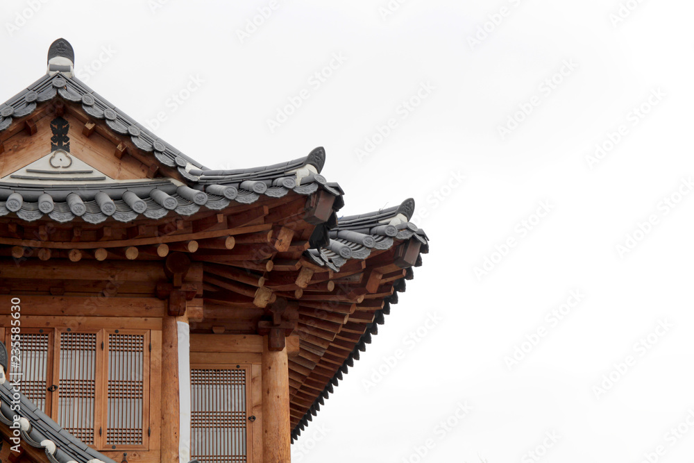 Korean Traditional Building House : Jeonju, South Korea - view of Jeonju Hanok village, South korea. Famous place in Jeonju Korean Traditional Building House : Jeonju, South Korea - view of Jeonju Hanok village, South korea. Famous place in Jeonju