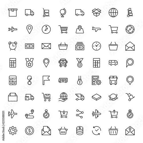 Delivery flat icon