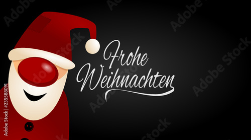 Nikolaus Weihnachtsmann Santa Claus Rentier Rudolph