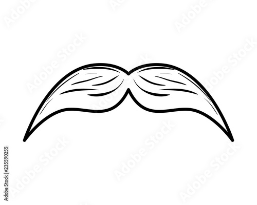 mustache style hipster accessory