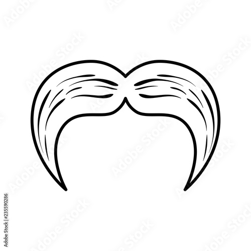 mustache style hipster accessory