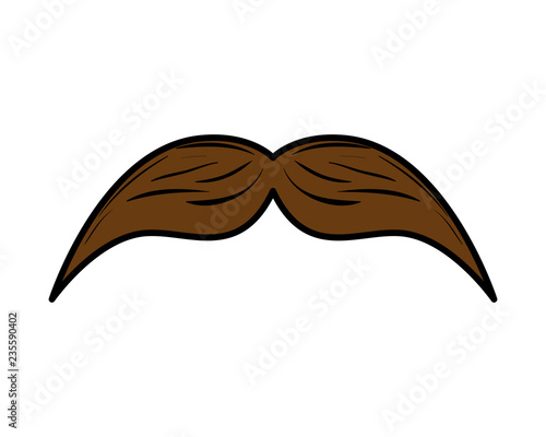 mustache style hipster accessory